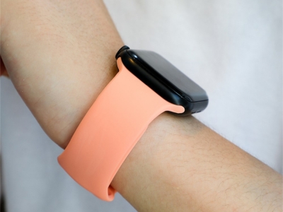 Силиконова каишка за Apple Watch Series 1/2/3 42mm / Series 4/5/6/SE 44mm - Pink
