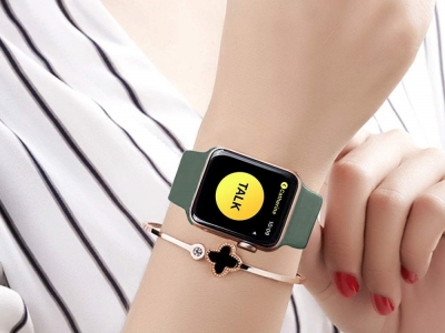Силиконова каишка за Apple Watch Series 1/2/3 42mm / Series 4/5/6/SE 44mm , Зелен