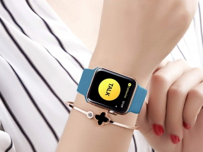 Силиконова каишка за Apple Watch Series 1/2/3 42mm / Series 4/5/6/SE 44mm, Син