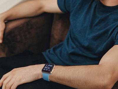 Силиконова каишка за Apple Watch Series 1/2/3 42mm / Series 4/5/6/SE 44mm, Син