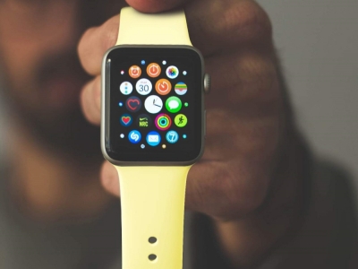 Силиконова каишка за Apple Watch Series 1/2/3 42mm / Series 4/5/6/SE 44mm, Жълт