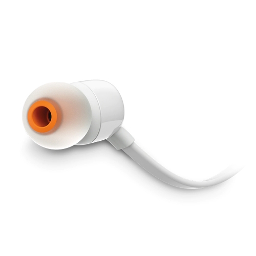 Слушалки JBL T110 WH, бял