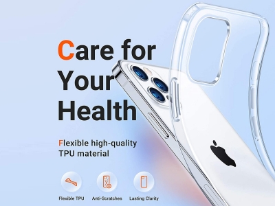 Силиконов калъф за iPhone 12 Pro Max, 0.5mm, Прозрачен