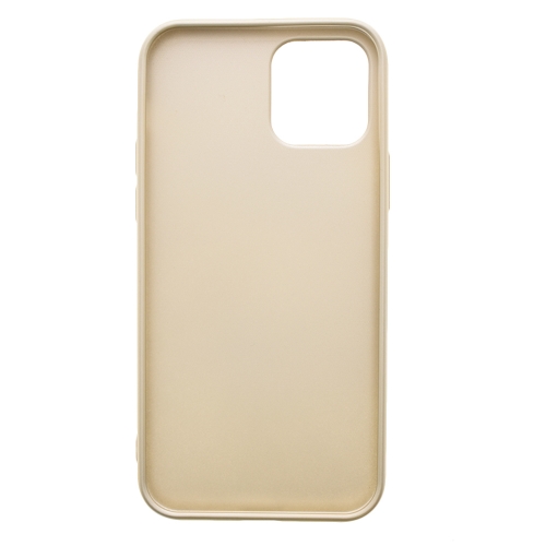 Силиконов калъф Level за iPhone 12 / 12 Pro, Златист