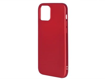 Силиконов калъф Level за iPhone 12 / 12 Pro, Червен