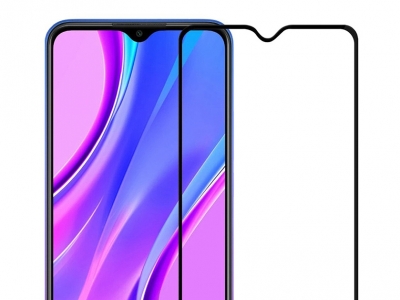 Стъклен Протектор 5D Full Glue за Xiaomi Redmi 9A / 9C, Черен