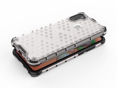 Удароустойчив калъф Shock Absorber за Samsung Galaxy A11, Бял