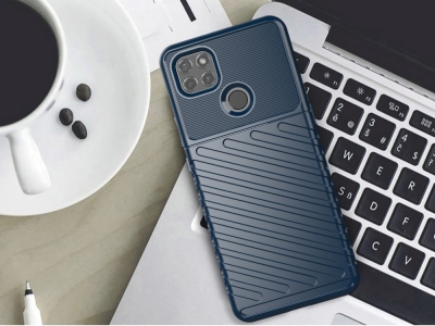 Силиконов Калъф Twill Texture за Motorola Moto G9 Power, Син