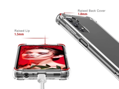 Силиконов калъф Jelly Roar за Samsung Galaxy A32 5G, Прозрачен