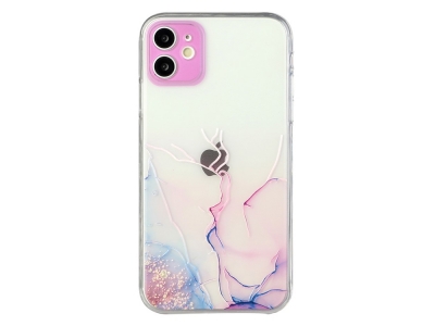 Силиконов калъф Marble за iPhone 11, Разноцветен мрамор