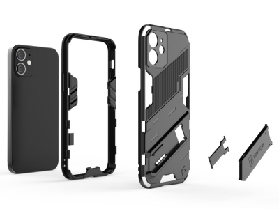 Удароустойчив Гръб Shockproof за iPhone 11, Черен