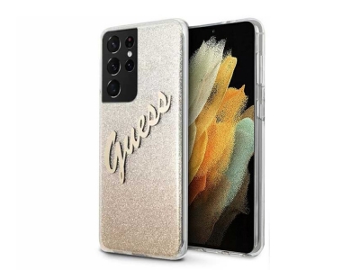 Калъф Guess за Samsung Galaxy S21 Ultra, Златист