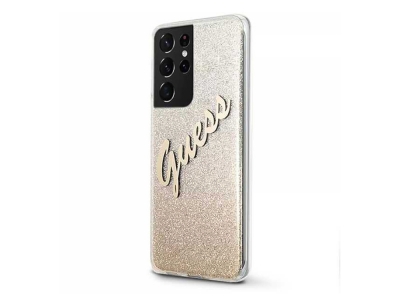 Калъф Guess за Samsung Galaxy S21 Ultra, Златист