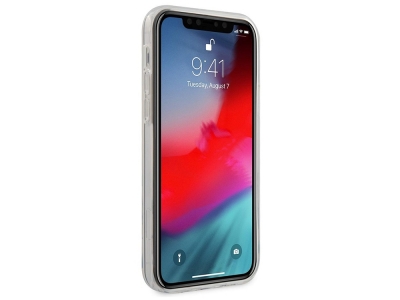 Гръб Guess TRIANGLE COLLECTION за PHONE 12 / iPhone 12 PRO, Черен