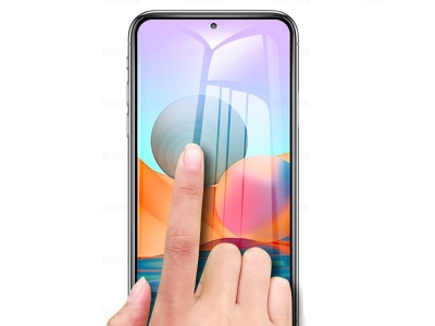 Стъклен Протектор 5D Full Glue за Xiaomi Redmi Note 10 / 10s, Черен