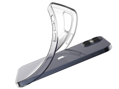 Силиконов калъф за iPhone 12 Pro Max, 2 mm, Прозрачен