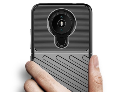 Силиконов Калъф Twill за Nokia 1.4, Черен