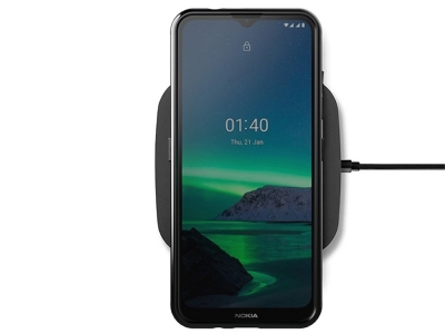 Силиконов Калъф Twill за Nokia 1.4, Черен