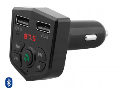 FM Трансмитер Bluetooth MXFT-02 , Черен