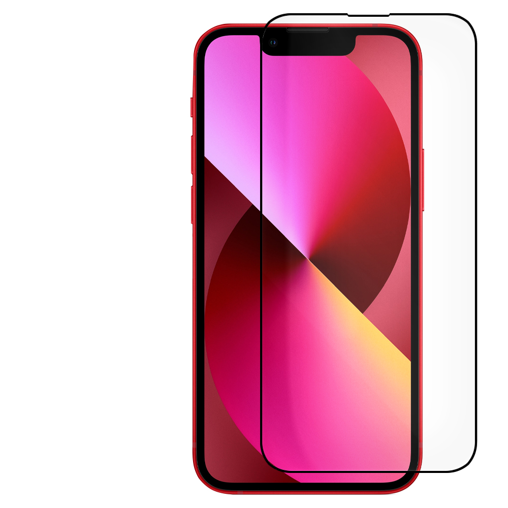 Стъклен протектор 5D Full Glue за iPhone 13 mini, Черен