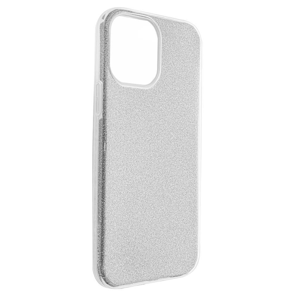 Удароустойчив Калъф Shining за iPhone 13 Pro Max, Сребрист