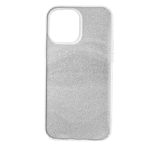 Удароустойчив Калъф Shining за iPhone 13 Pro Max, Сребрист