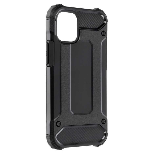 Удароустойчив калъф Armor за iPhone 13, Черен