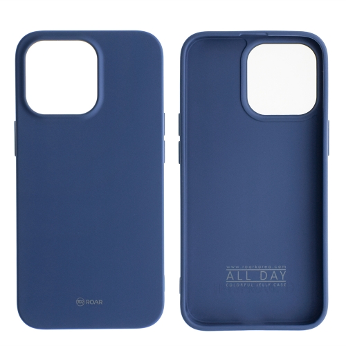 Силиконов калъф Roar Colorful за iPhone 13 Pro, Тъмно син