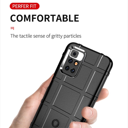 Удароустойчив Калъф Grid за Xiaomi Redmi 10, Черен