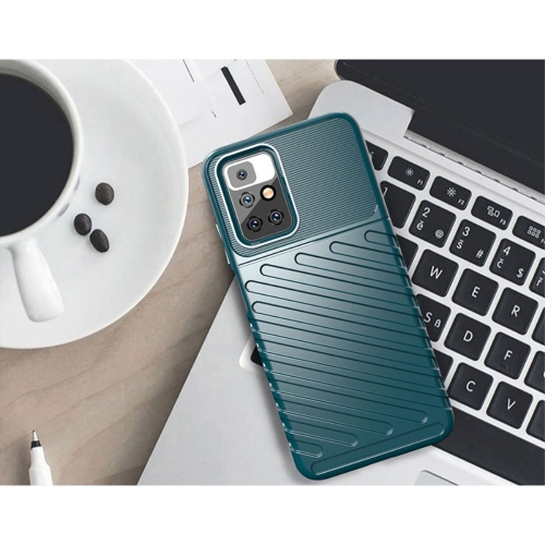 Силиконов калъф Thunder за Xiaomi Redmi 10, Зелен