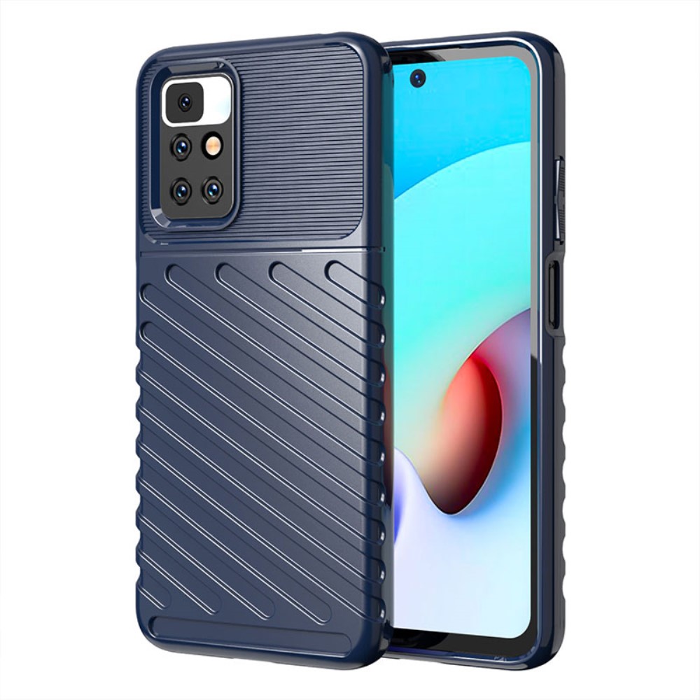 Силиконов калъф Thunder за Xiaomi Redmi 10, Син