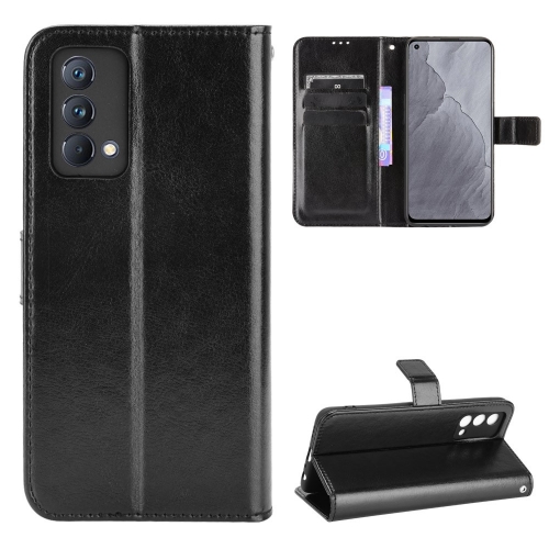 Калъф Тефтер Crazy Horse за Realme GT Master, Черен