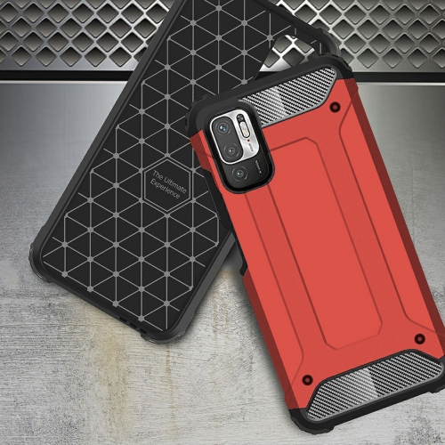 Удароустойчив калъф Armor за Xiaomi Poco M3 Pro 5G/4G/Redmi Note 10 5G, Червен