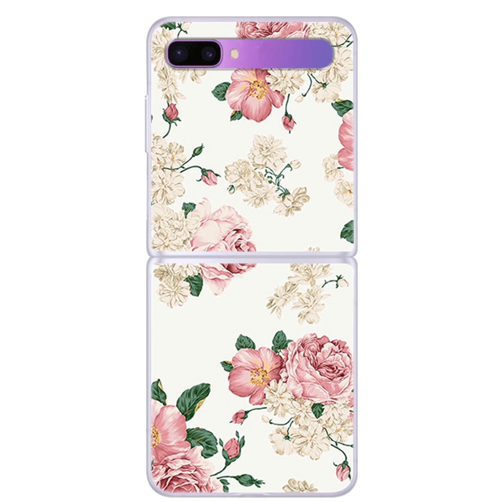 Силиконов калъф за Samsung Galaxy Z Flip / 5G, Розови рози
