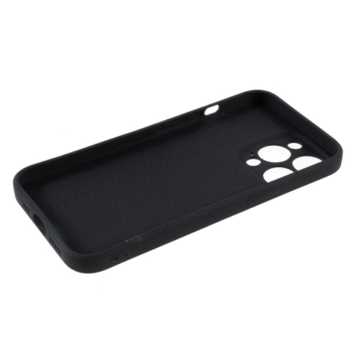 Силиконов калъф Wear-Resistant за iPhone 13 Pro Max, Черен 