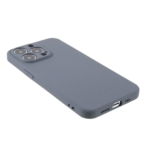 Силиконов Калъф Wear-Resistant за iPhone 13 Pro Max, Сив Мат
