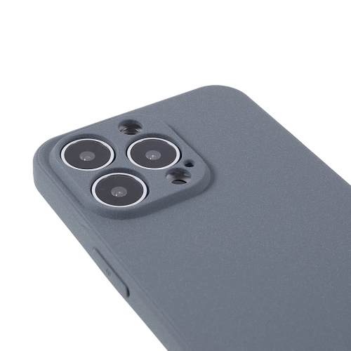 Силиконов Калъф Wear-Resistant за iPhone 13 Pro Max, Сив Мат