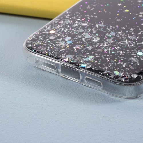 Силиконов калъф Starry Sky за iPhone 13 Pro Max, Черен 