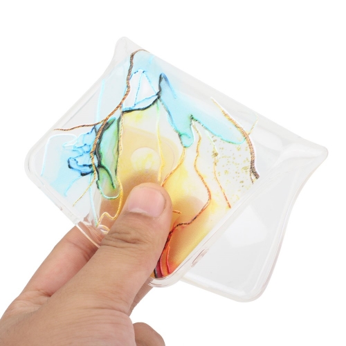 Силиконов калъф Marble за iPhone 13 Pro Max, Жълт Мрамор