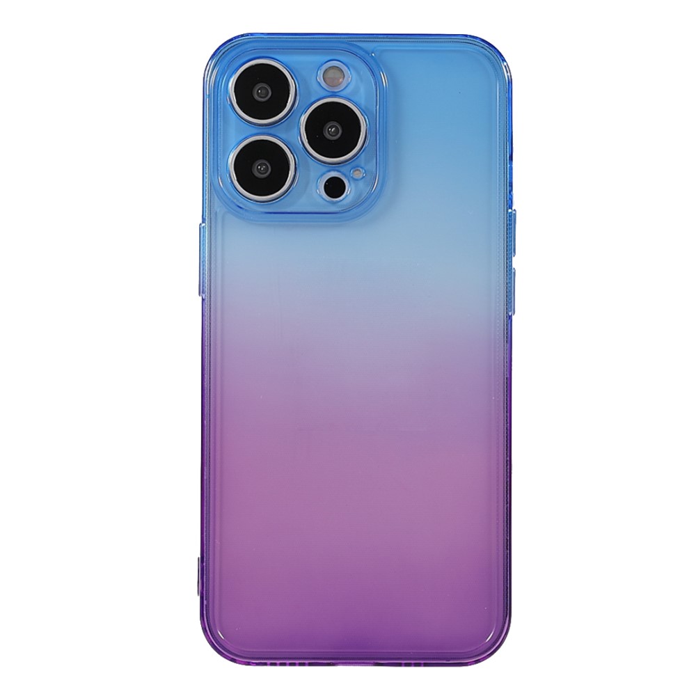 Силиконов калъф Camera Protection за iPhone 13 Pro, Синьо и Лилаво
