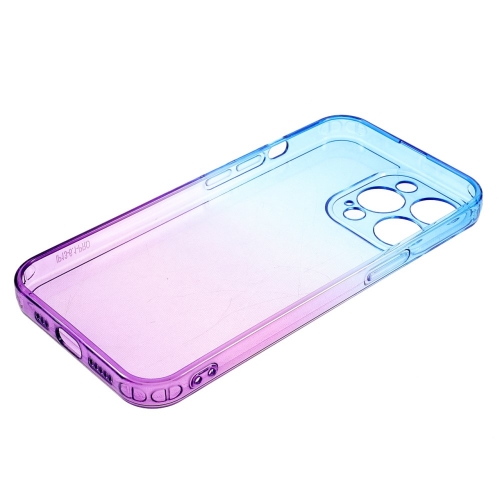 Силиконов калъф Camera Protection за iPhone 13 Pro, Синьо и Лилаво
