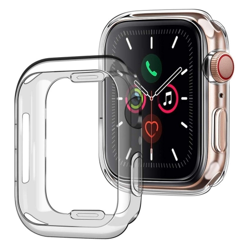 Силиконов калъф All-round Protection за Apple Watch Series 7 45mm, Прозрачен