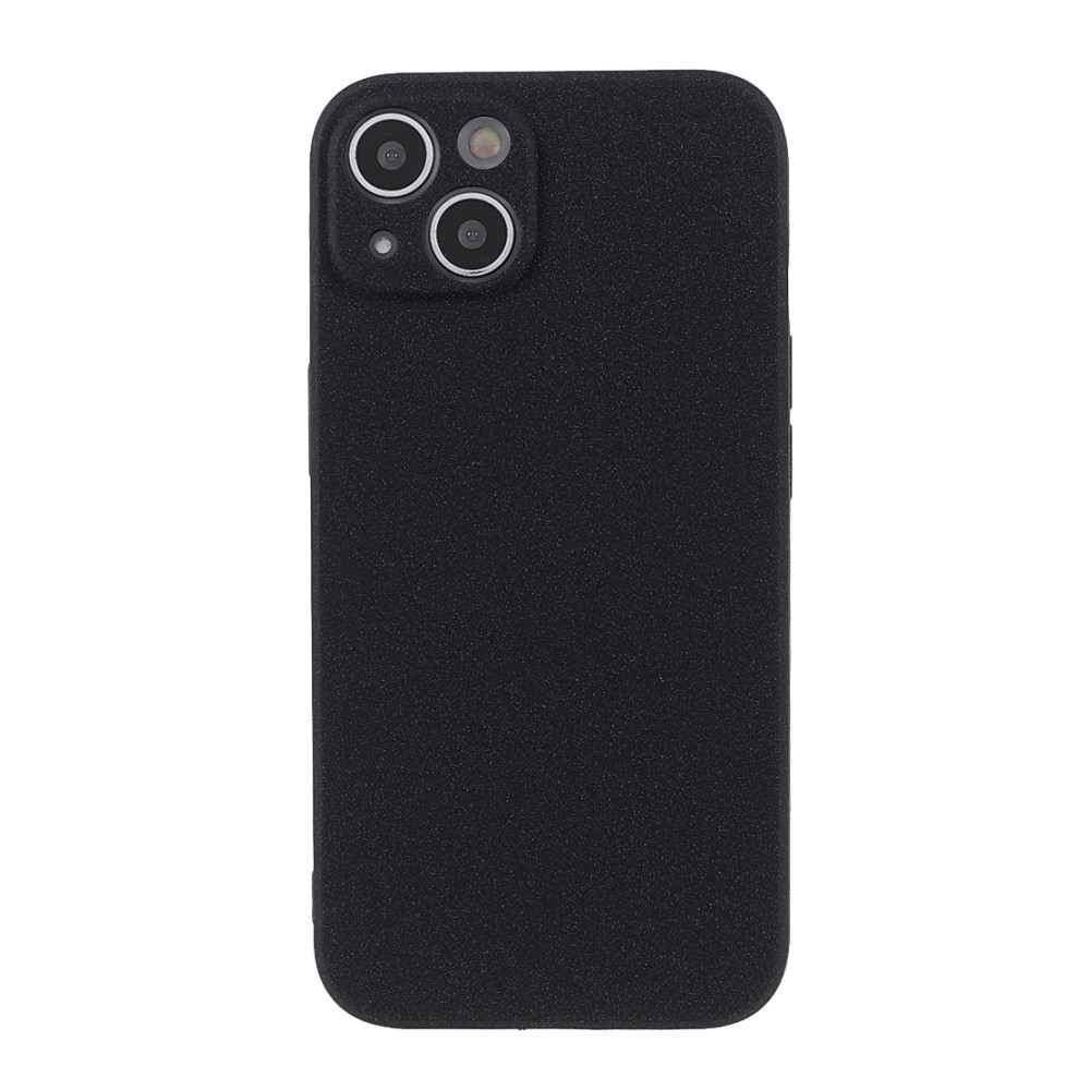 Матиран Силиконов Калъф Matte Wear-Resistant за iPhone 13 mini, Черен