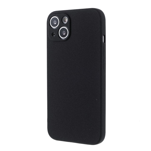 Матиран Силиконов Калъф Matte Wear-Resistant за iPhone 13 mini, Черен