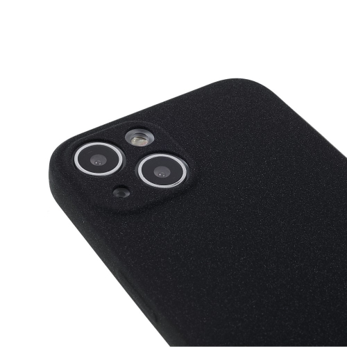 Матиран Силиконов Калъф Matte Wear-Resistant за iPhone 13 mini, Черен