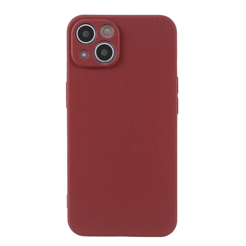 Матиран Силиконов Калъф Matte Wear-Resistant за iPhone 13 mini, Червен