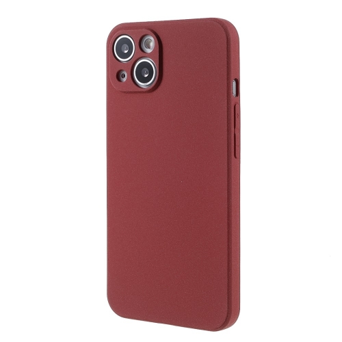 Матиран Силиконов Калъф Matte Wear-Resistant за iPhone 13 mini, Червен