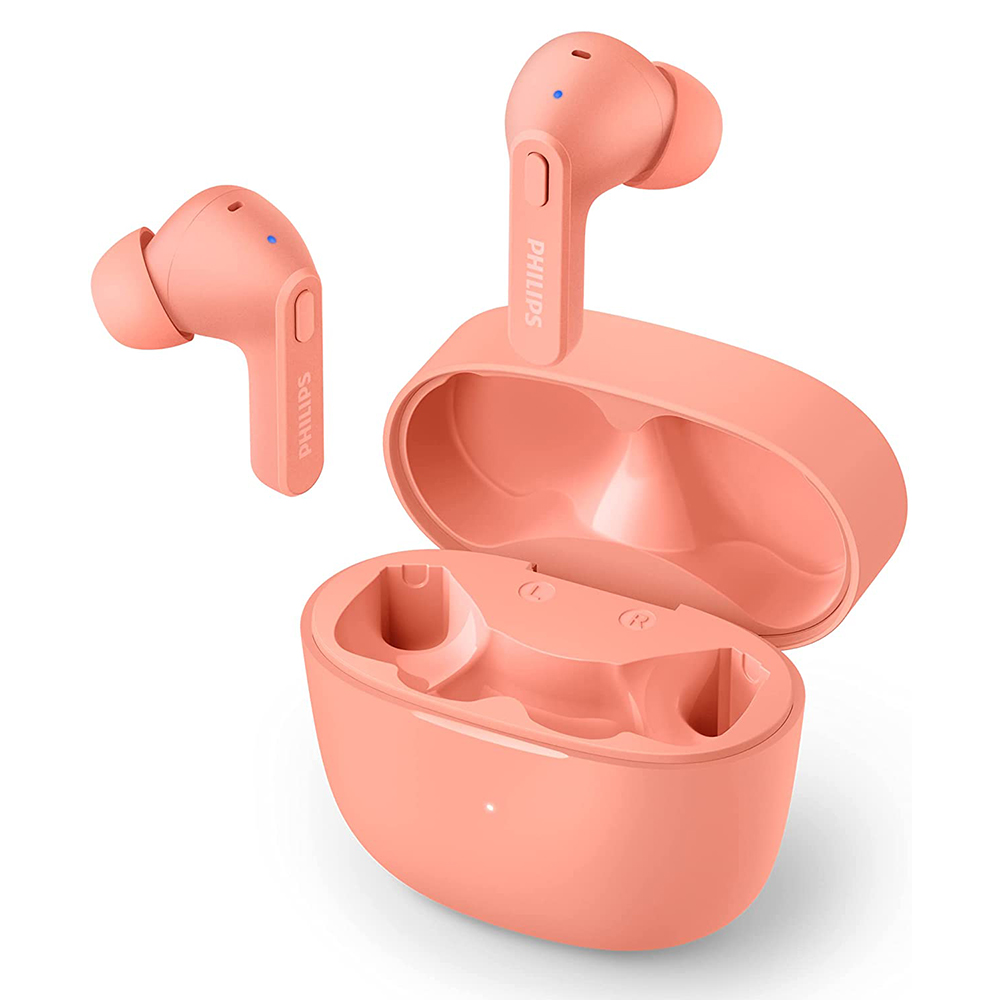 Слушалки Philips TA2206PK TWS Bluetooth Earbuds, Розов