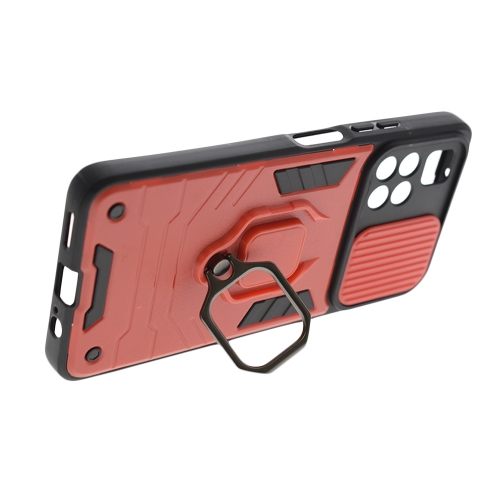 Удароустойчив Калъф Ring Holder за Xiaomi note 11 5G /Poco M4 Pro 5G, Червен