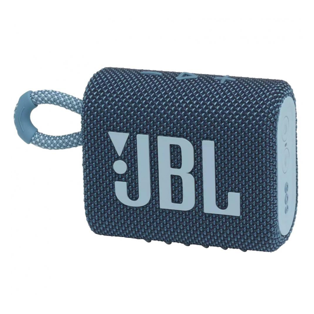Преносима колонка JBL GO 3, Bluetooth, Син